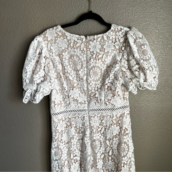Just Me White Lace Dress - Picture 7 of 11